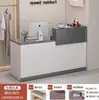Balcão de bar, balcão de caixa, pequena loja de roupas, loja de conveniência, salão de beleza, balcão de caixa, balcão de recepção da empresa