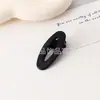 Nuevo clip negro simple pinza de pico de pato pinza para el pelo accesorios al por mayor pinza para el pelo hecha a mano DIY accesorios para pinzas de pelo accesorios para el pelo cabeza