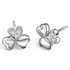 Pendientes de plata de ley 925 flor Pendientes Super Flash Moda coreana Joyería de plata pendientes joyería