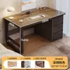 Mesa de computador, mesa de trabalho para casa, simples, moderna, quarto, estudante, estudo, mesa de escrita com gaveta