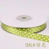 Cinta 1CM Cinta de Color Cinta Blanca Cinta de Seda de Puntos Accesorios para Ropa Cinta de Seda Estampada de Puntos