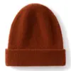 Cachemira 2025 Otoño e Invierno Nuevo Estilo Unisex Primera Línea Gorro de Barra de Lingote Protección Cálida para Orejas y Protección contra el Frío Gorro de Punto