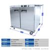 Camión de Comida Aislado Comercial Qianmai con Puerta Sencilla o Doble, Vehículo de Conservación de Alimentos de Acero Inoxidable para Hospitales, Escuelas, Hoteles y Banquetes