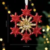 Pendente de Floco de Neve de Natal para PC Transfronteiriço Pingente de Decoração de Natal DIY Pingente de Árvore de Natal Guirlanda de Borboletas Pingente de Alce