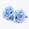 Cabezas de Rosas Artificiales Transfronterizas, Rosas de Tela de Seda, Arreglos Florales Hechos a Mano para DIY, Decoración del Hogar, Arreglos Florales para Zapatos y Sombreros, Fotografía