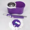 Novo Mop Rotativo Pequeno Conjunto Balde com Rodas, Lavagem Sem Mãos, Mop Preguiçoso Limpeza Doméstica Seco e Molhado