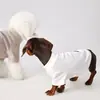 Ropa elegante y cálida para mascotas para gatos y perros, Camiseta base cómoda y acogedora de otoño/invierno para Bichón Frisé y Dachshund, Moda moderna en línea