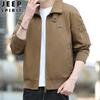 JEEP SPIRIT nova jaqueta fina masculina gola alta solta tamanho grande jaqueta casual masculina casaco masculino