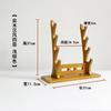 Soporte de espada de madera maciza al por mayor ruizhaoxiang soporte para espada soporte para armas soporte para cuchillos de sushi cuchillo de cocina soporte para exhibición de cuchillos de cocina soporte para flauta