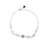 Pulseira Spike Ping An Sterling Silver S925 Full Diamond com inserção de prata, tesouro de cor natural, presente de outono e inverno, Natal e Ano Novo