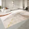 Alfombrilla de Suelo para Sofá de Alta Gama Estilo Crema, Sin Lavado, Alfombrilla Antideslizante para Ventana Saliente, Alfombra de Mesita de Noche para Dormitorio, Alfombra de Mesa de Centro de Lujo Ligero, Alfombra para Sala de Estar