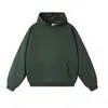 Venta al por mayor de sudaderas con capucha de forro polar de color sólido estilo europeo de 380G para otoño e invierno, disponibles en tallas grandes para hombres y mujeres, con diseños de moda y opciones de impresión personalizadas