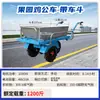 Carro de Volteo Eléctrico de Tres Ruedas para Transportar Estiércol, Cargar Materiales y Transportar Mercancías en Sitios de Construcción