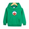 Meninos e meninas, coletes com capuz de primavera e outono, roupas de algodão comprido para crianças, roupas de outono, casaco de maré infantil, uma geração de cabelos