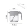 Botella de Vidrio para Condimentos Doméstica con Cuchara Salero de Cocina Frasco Sellado Caja de Almacenamiento Combinada para Condimentos MSG a Prueba de Humedad