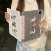 Funda de Perro Dachshund de Dibujos Animados Adecuada para Funda de Tableta Apple iPad 11 Pro Cubierta Protectora Mini con Ranura para Lápiz Air8Y Plegable Décima Generación