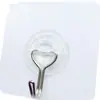 Gancho Transparente Sin Rastro 7x7cm Pegamento Acrílico Engrosado Gancho Sin Rastro Gancho de Cocina Gancho Trasero de Puerta Paquete Individual