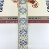 Fita de Organza Multicor com Bordado de Lantejoulas Renda Estilo Étnico Acessórios para Cabeça Materiais para Acessórios Femininos DIY Feitos à Mão