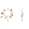 Set de Accesorios de Sailor Moon: Collar de Varita Mágica de Sailor Moon + Pulsera Estrella Guardiana, Mercancía de Anime al por Mayor