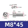 Aço inoxidável 304 DIN912 Cabeça de copo arruela de mola hexagonal parafuso de máquina de combinação dupla cabeça cilíndrica recartilhada M3M8