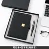 Conjunto de notebook A5 e caneta em estoque, ideal para reuniões e eventos corporativos, um presente prático com opções de personalização de logotipo.
