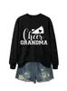 Sudadera deportiva casual cómoda versátil para mujer cheer grandma Amazon eBay tienda independiente capa base