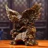 Adornos de águila gigante de gran espectáculo, decoraciones de escritorio para oficina, artesanías de resina, gabinete de TV para la entrada del hogar, sala de estar