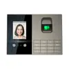 Máquina de Ponto por Impressão Digital e Reconhecimento Facial Desenvolvida Personalizadamente na Fábrica de Origem, Máquina de Ponto de Trabalho para Funcionários, 30 Idiomas, Leitura de Cartão, Porta de Rede