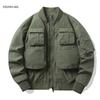 2023 Primavera y Otoño nuevo para hombre para exteriores militar utilitario multibolsillos motocicleta chaqueta multifuncional chaqueta 3352