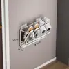 Zapatero estrecho detrás de la puerta, zapatero de pared, almacenamiento que ahorra espacio para baño y dormitorio, zapatero pequeño para pantuflas, no requiere taladro