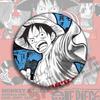 One Piece Surrounding Badge Tinplate Badge Jóias Pingente Luffy Essolon Saborona Mei Robin é