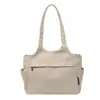 2026 Nueva Bolsa de Lona Estilo Coreano Primavera y Verano para Mujer, Casual y Versátil, Bolso de Mano para Viajes de Gran Capacidad, Bolsa de Hombro Tote
