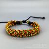 Pulsera nueva de algodón y lino estilo étnico japonés y coreano personalizada tejida a mano retro casual para pareja color al por mayor