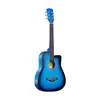 Atacado de Fábrica Em Estoque Entrega Guitarra Folk de 38 polegadas para Iniciantes e Estudantes Instrumento de Madeira de Nível de Entrada de 41 polegadas para Novatos