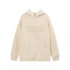 Moletom FOG Temporada 8 ESSENTIALS Estampa de Letras Aveludada Marca de Moda Americana Suéter com Capuz de Veludo para Homens e Mulheres