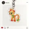 Chaveiro de Acrílico My Little Pony Bolsa Pingente Fofo Pingente Decorativo Chaveiro de Desenho Animado de Acrílico Pônei
