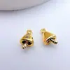 Pingente de Estrela do Mar com Zircônia em Cobre Banhado a Ouro Série Oceano Pequeno Charme Pulseira Colar DIY Materiais para Joias