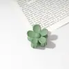 Pinza para el pelo popular transfronteriza de 3.5 cm, pinza de garra floral dulce de colores, pinza para coleta alta, accesorio para el pelo de la parte posterior de la cabeza