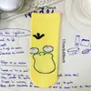 Calcetines de Malla Finos de Dibujos Animados para Verano Pikachu para Hombre Lindos de Media Pantorrilla Transpirables No Asfixiantes de Moda Calcetines Cortos