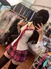Academia Estilo Deseo Puro Camisa de Uniforme JK Original Cintura Ceñida Manga Corta Verano Falda Plisada Falda Corta Conjunto para Mujer