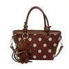 Bolso de cubo casual estilo coreano, nuevo bolso de mano principios de otoño 2026, bolso de hombro y cruzado de moda con lunares único
