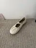 Primer Encuentro Jifa Marrón Francés Elegantes Zapatos Planos Mary Jane para Mujer Primavera/Otoño 2026 Nuevo Estilo Mary Jane Zapatos para Mujer Wanwan Shoes