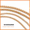 Varias Cadenas Hechas a Mano, Ensamblaje de Cadena Galvanizada de Hierro y Aluminio, Procesamiento Seccional DIY, Bolsos con Hebilla, Accesorios de Cadena Decorativos para Ropa