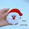 Novos Pelúcias de Natal Transfronteiriços Velhinho Boneco de Neve Rena Acessórios DIY para Decoração de Noite de Natal