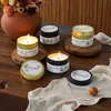 Velas perfumadas de cera de soja em frasco cilíndrico reto, as mais vendidas da Amazon; itens de presente criativos e aconchegantes; velas perfumadas no atacado.