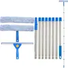 Amazon Juego de Limpieza de Cristales de 11 Piezas con Aplicador de Agua, Rasqueta para Cristales, Barra de Extensión y Herramienta de Limpieza de Cristales