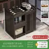 Mesa de Chá Pequena Móvel para Casa Mesa de Chá Madeira Maciça Carrinho de Chá Chaleira de Água Armário de Chá Integrado com Rodas Mesa Lateral de Chá Bandeja de Chá Kung Fu
