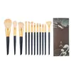 Set de Pinceles de Maquillaje Cangzhou Herramientas de Belleza Transfronterizas Pinceles Set de Pinceles de Pelo Animal Pincel para Sombra de Ojos Pincel para Polvo de Contorno Pincel para Base