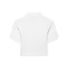 Suéter Casual Feminino de Tricô Canelado Slim-Fit Curto, Moda Europeia e Americana Redutor de Idade, Novo da Primavera de 2026