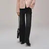 Temporada de Refrescamiento de Moda de Invierno 2026 Pantalones Vaqueros Nuevos de Invierno Versátiles de Cintura Alta Estilo Coreano Casual Adelgazantes de Pierna Recta